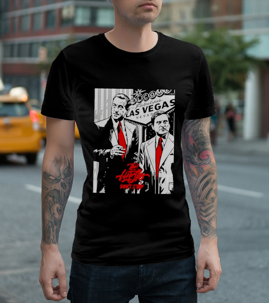 Las Vegas Casino Mobsters Red Tie T-Shirt