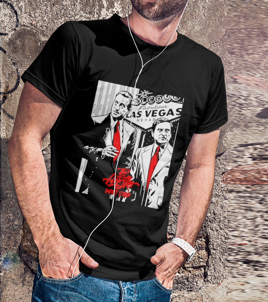 Las Vegas Casino Mobsters Red Tie T-Shirt