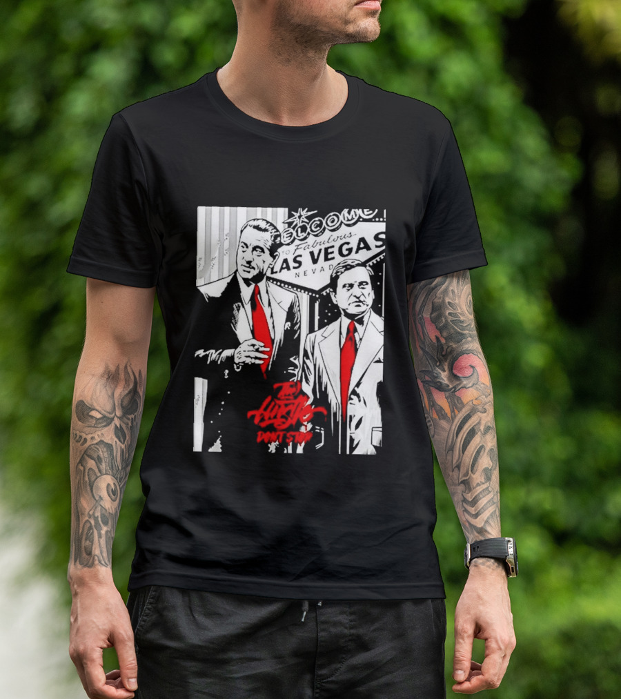 Las Vegas Casino Mobsters Red Tie T-Shirt