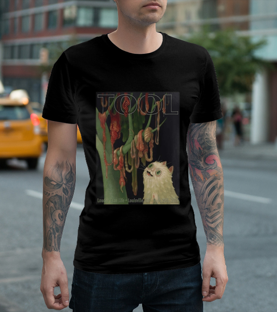 TOOL Louder Than Life Louisville KY Sept 20 2026 Cat T-Shirt