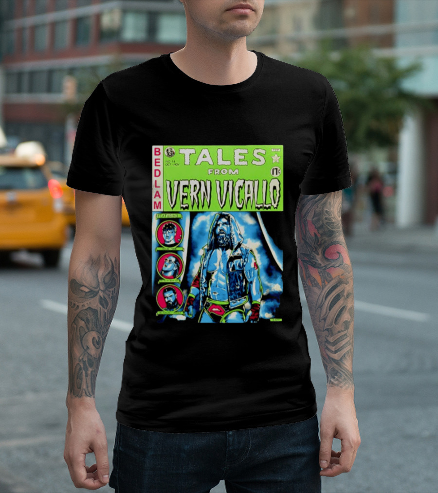 Tales From Vern Vicallo Featuring Bedlam Comic No 14 T-Shirt