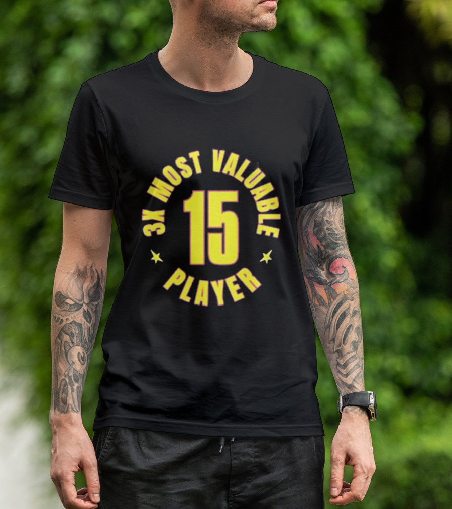 3X Most Valuable Player 15 Stars T-Shirt