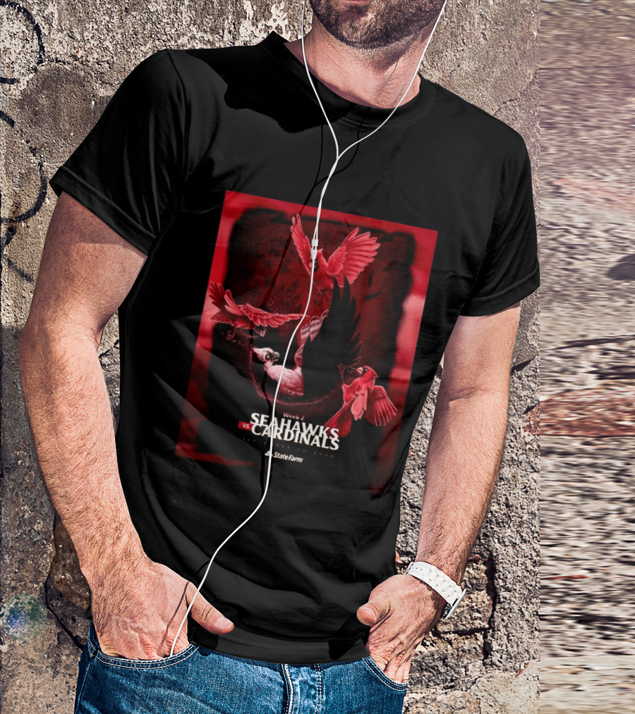 Week 2 Arizona Cardinals Vs Seattle Seahawks State Farm Stadium Glendale September 20 2026 T-Shirt