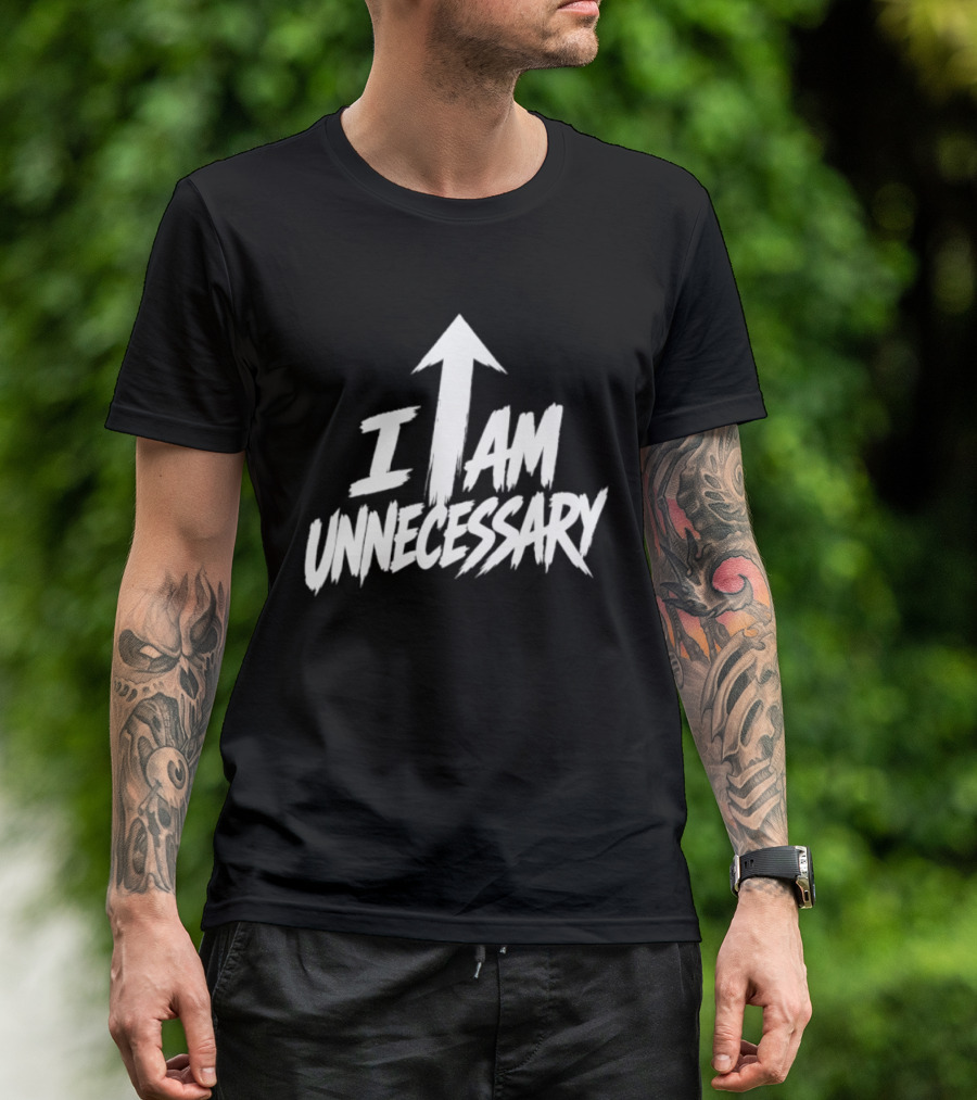Ethan Iglesias I Am Unnecessary Arrow T-Shirt