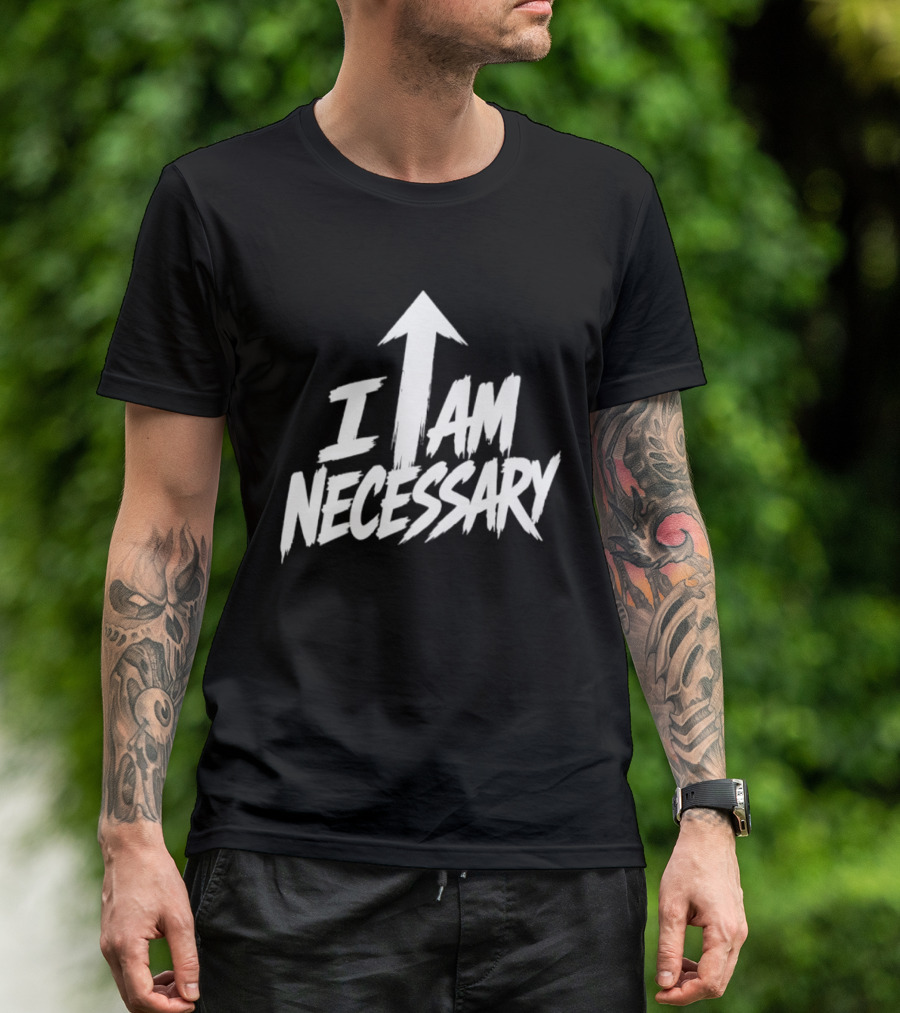 Ethan Iglesias Nece I Am Necessary Arrow T-Shirt