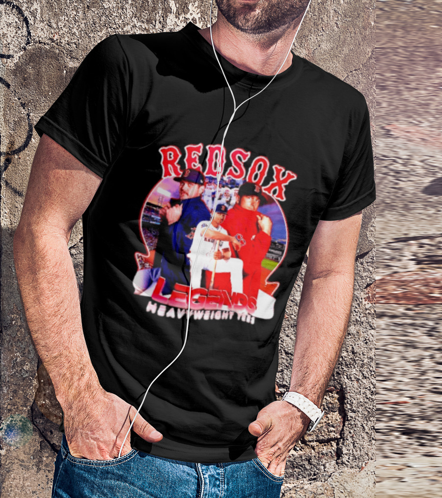 Boston Red Sox Legends Heavyweight Hits Abreu And Duran T-Shirt