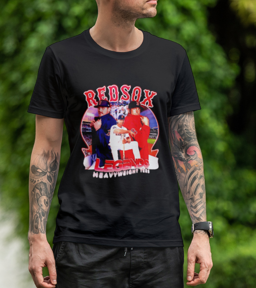 Boston Red Sox Legends Heavyweight Hits Abreu And Duran T-Shirt