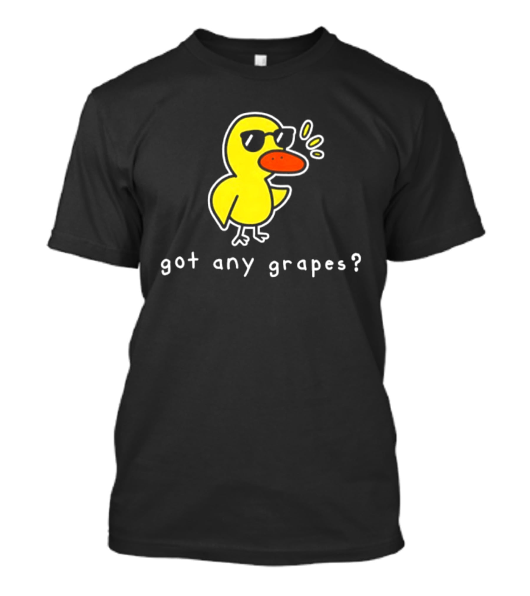 Got Any Grapes Duck Meme Sunglasses Quacking Drawing T-Shirt