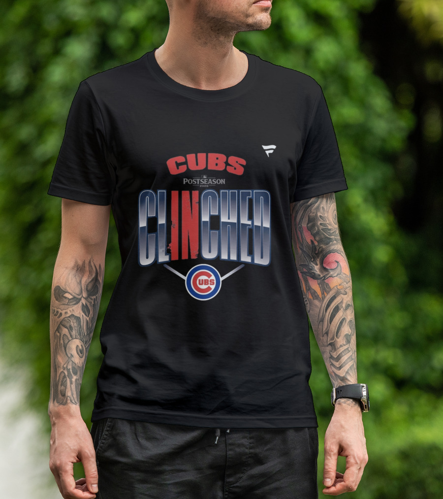 Chicago Cubs Postseason 2026 Clinched MLB T-Shirt