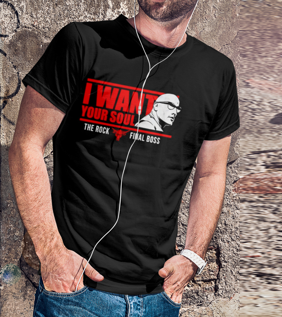 I Want Your Soul The Rock Final Boss Brahma Bull T-Shirt