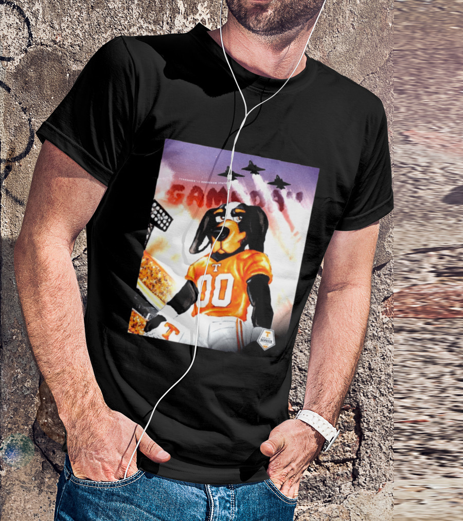 Tennessee Volunteers Smokey 00 Game Day Jets Flyover Stadium Lights T-Shirt