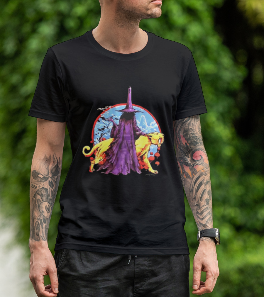 Wizard And Smilodon Super Teenage Death Star Group Intemperance Talent T-Shirt