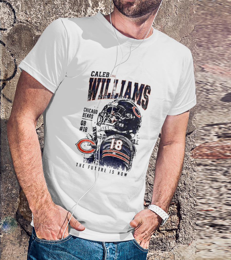 Caleb Williams Chicago Bears QB #18 The Future Is Now T-Shirt