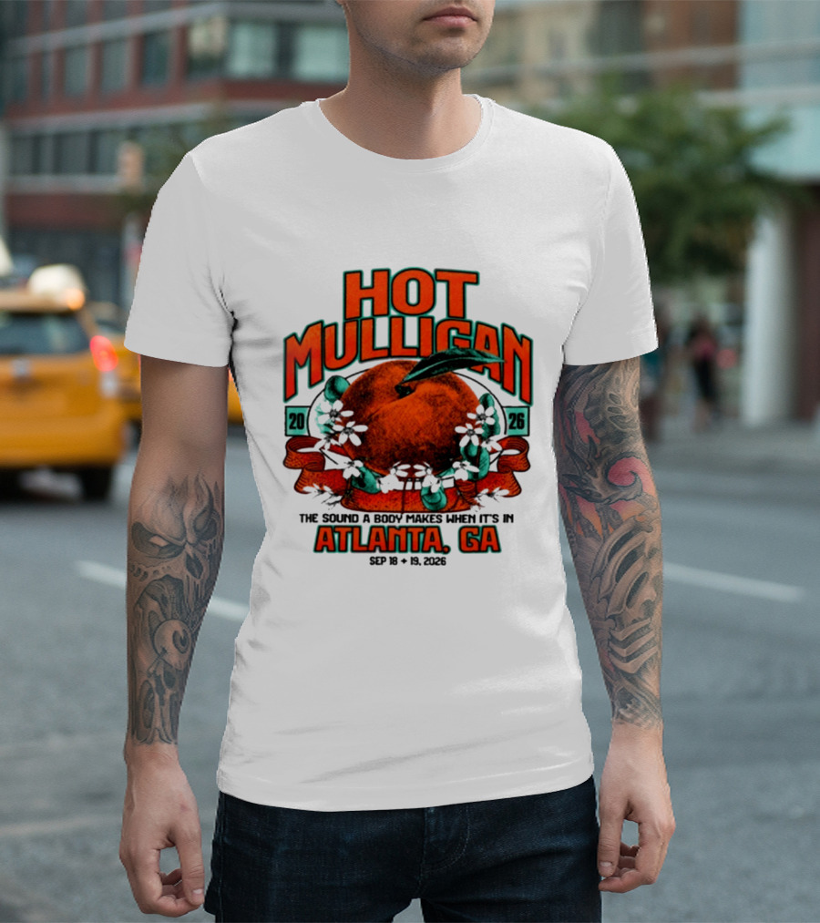 Hot Mulligan The Sound A Body Makes Atlanta GA 2026 T-Shirt
