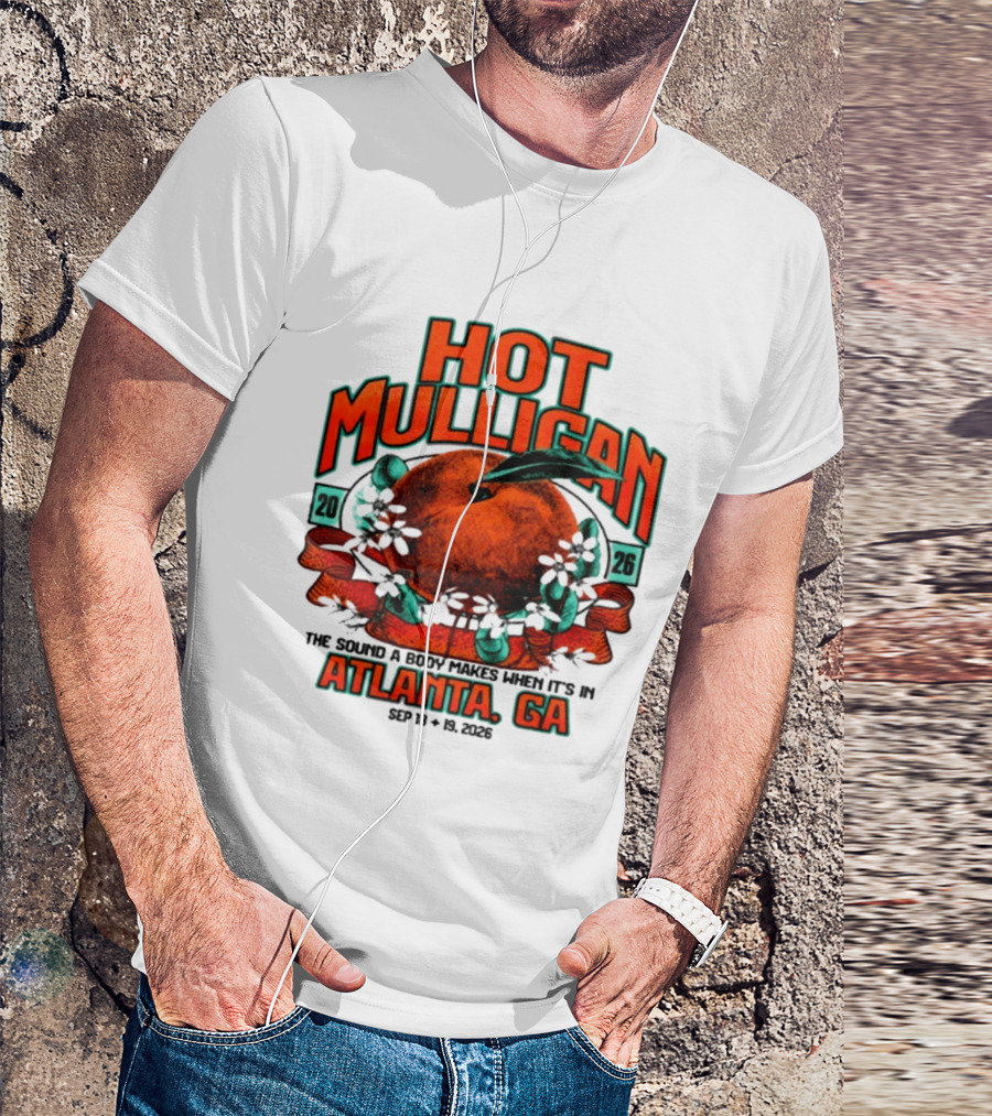 Hot Mulligan The Sound A Body Makes Atlanta GA 2026 T-Shirt