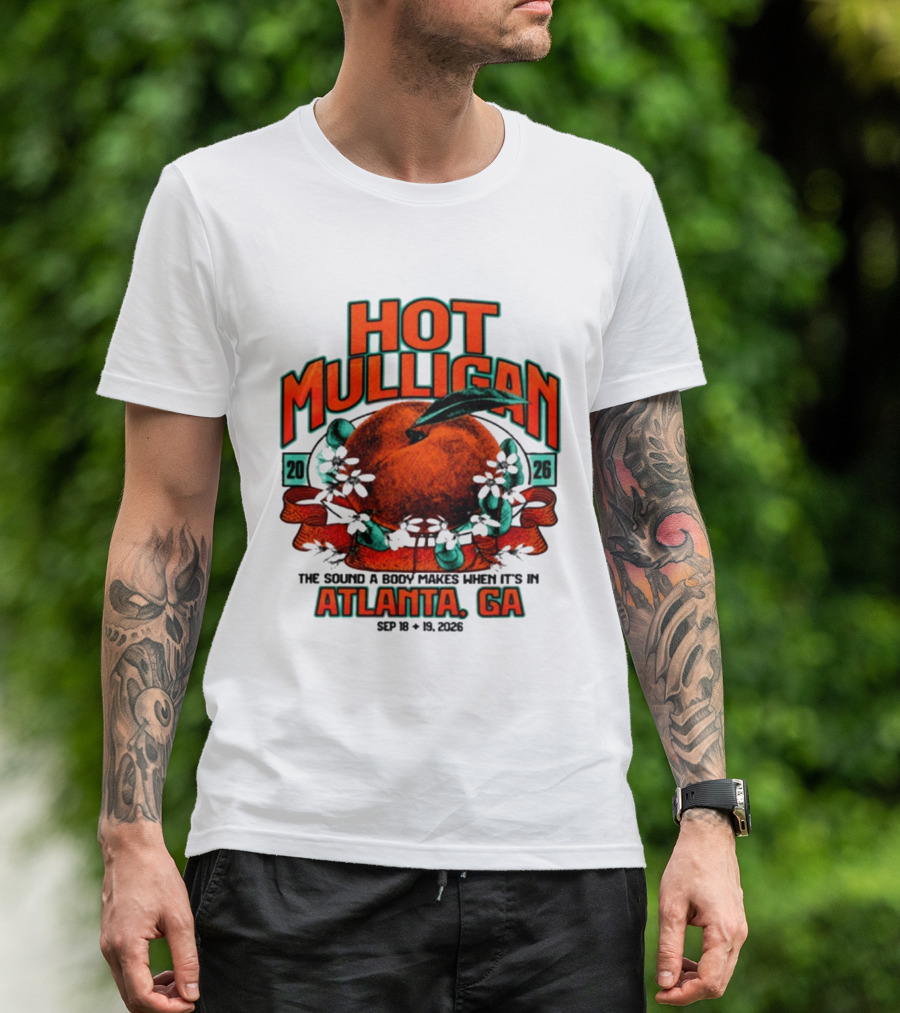 Hot Mulligan The Sound A Body Makes Atlanta GA 2026 T-Shirt