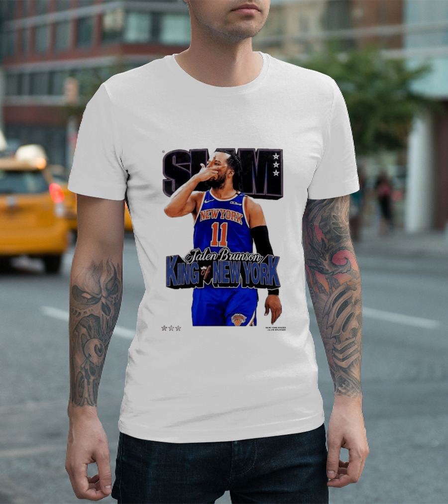 SLAM Magazine Jalen Brunson King Of New York Basketball 11 T-Shirt