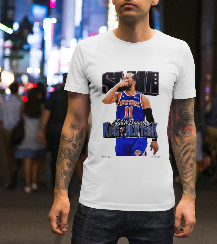 SLAM Magazine Jalen Brunson King Of New York Basketball 11 T-Shirt