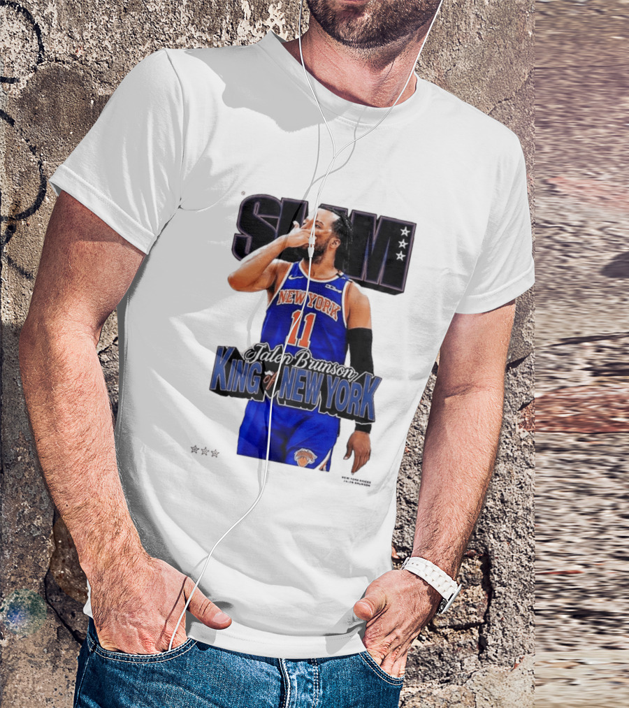 SLAM Magazine Jalen Brunson King Of New York Basketball 11 T-Shirt