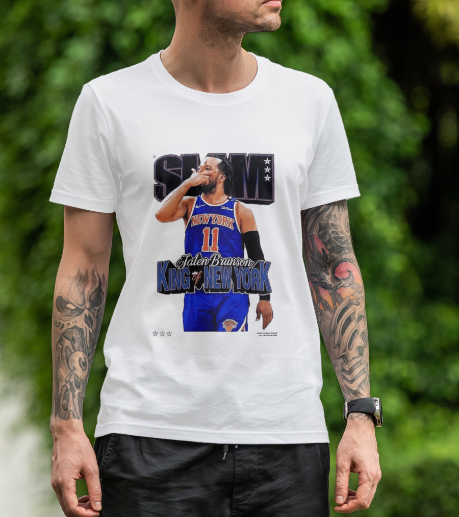SLAM Magazine Jalen Brunson King Of New York Basketball 11 T-Shirt