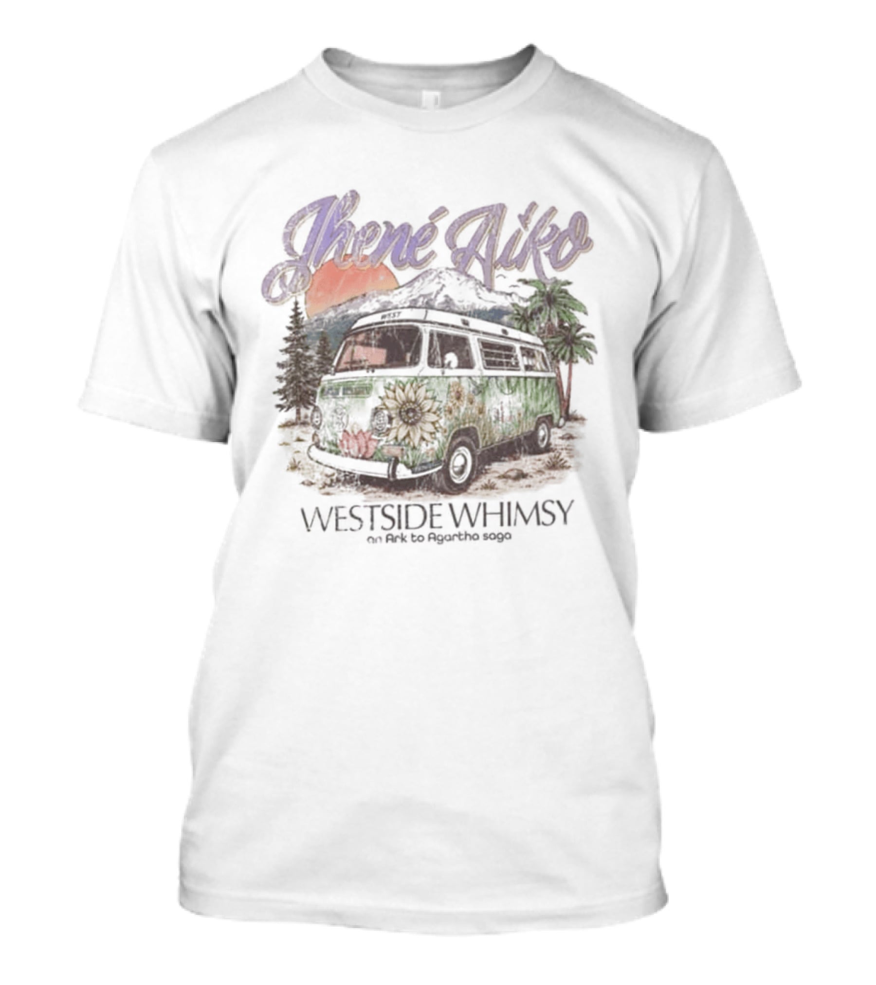 Jhene Aiko Westside Whimsy Van Sunset Journey T-Shirt