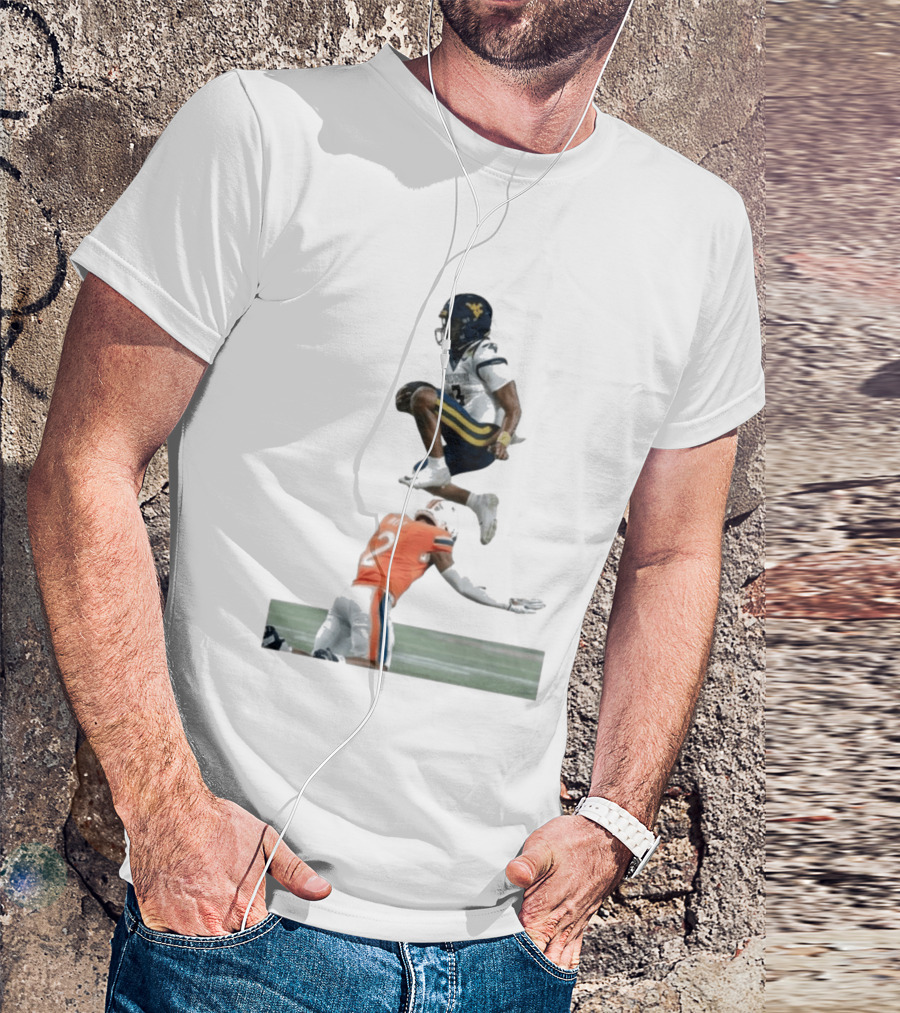 Michael Hawkins Jr Donavon Platt Football Leap Duke's Mayo T-Shirt