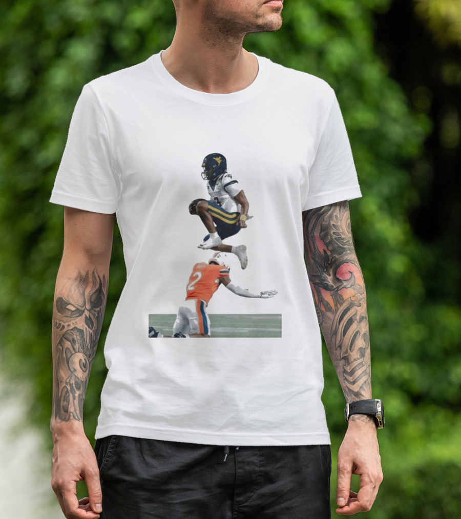 Michael Hawkins Jr Donavon Platt Football Leap Duke's Mayo T-Shirt