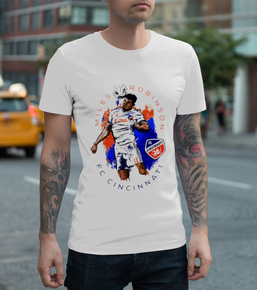 Miles Robinson FC Cincinnati Player Make Your Mark T-Shirt