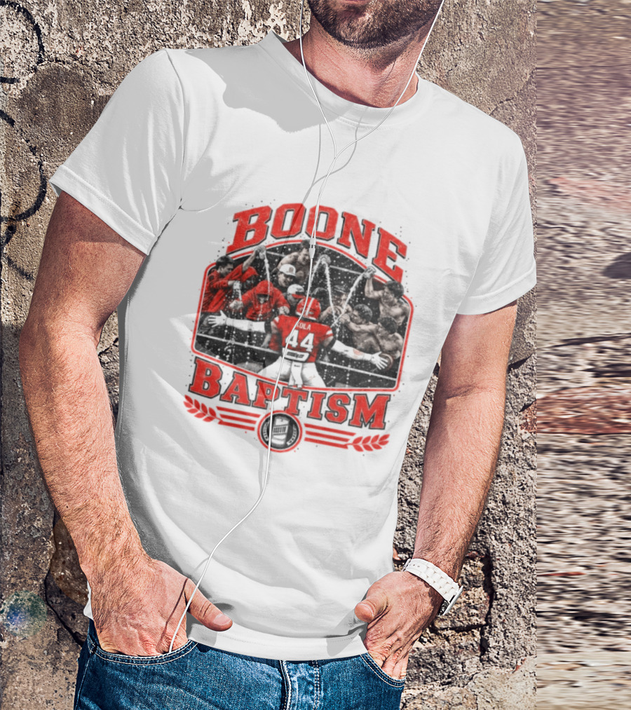 OSU Cowboy Football Boone Baptism Kola 44 T-Shirt