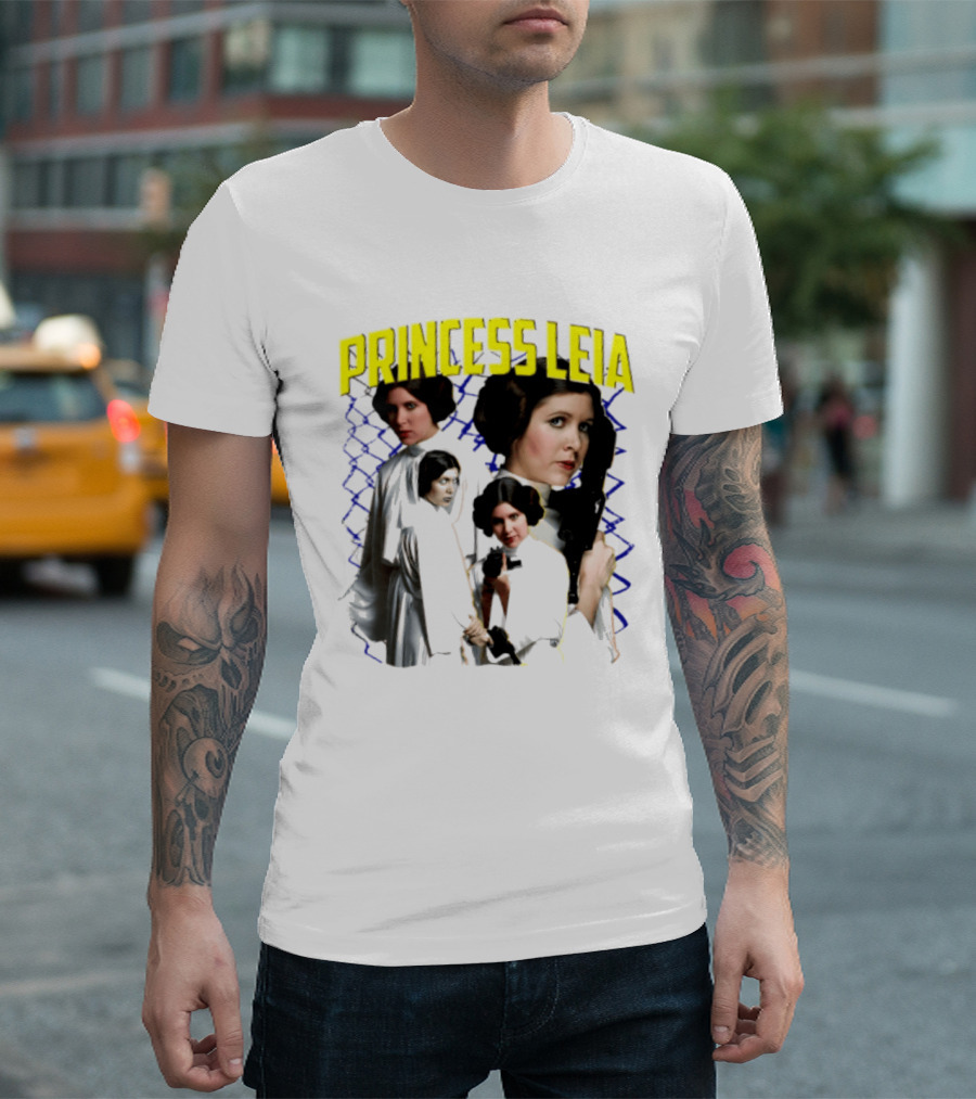 Princess Leia Star Wars Legends Bootleg Retro Fan T-Shirt