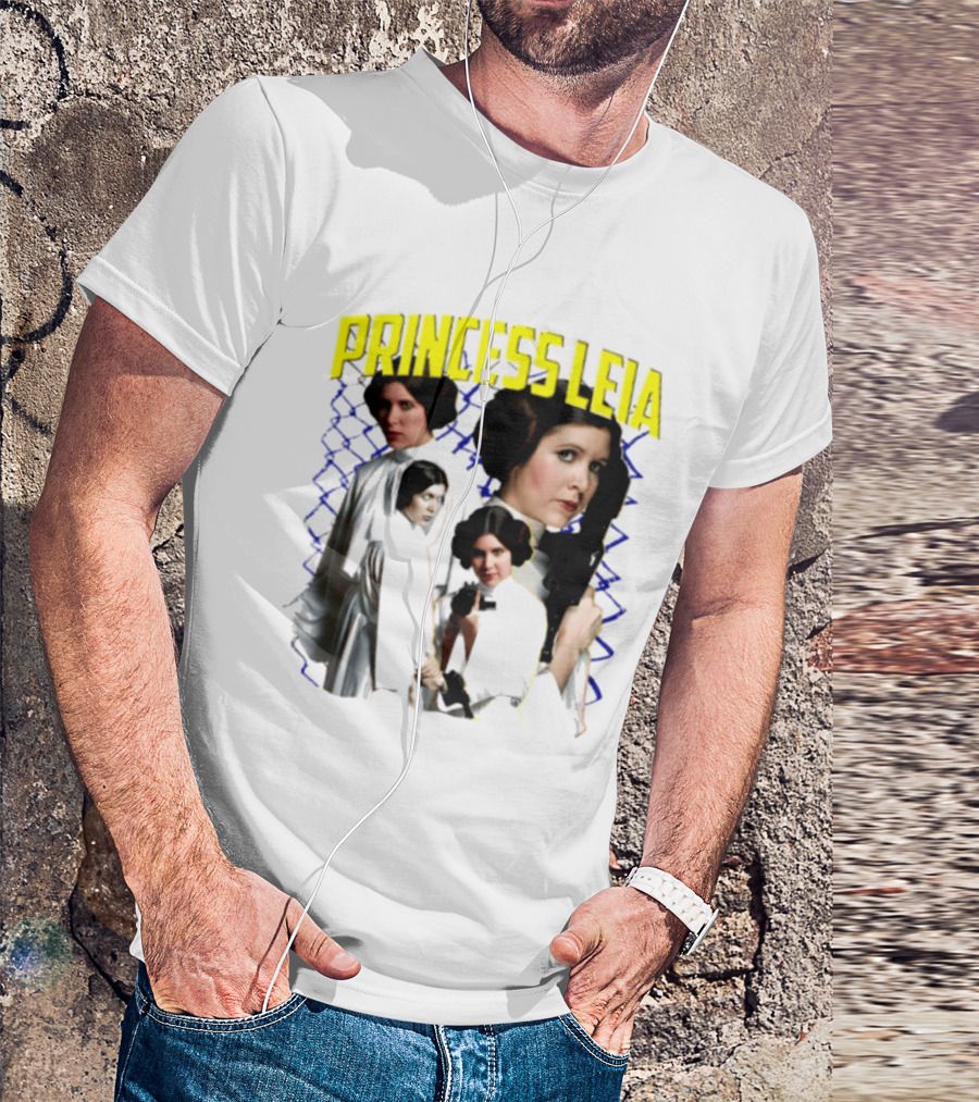 Princess Leia Star Wars Legends Bootleg Retro Fan T-Shirt
