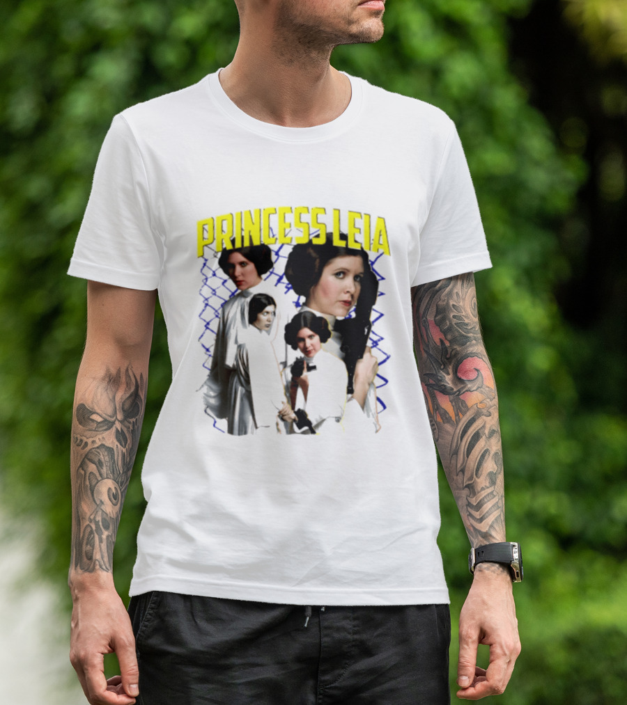 Princess Leia Star Wars Legends Bootleg Retro Fan T-Shirt