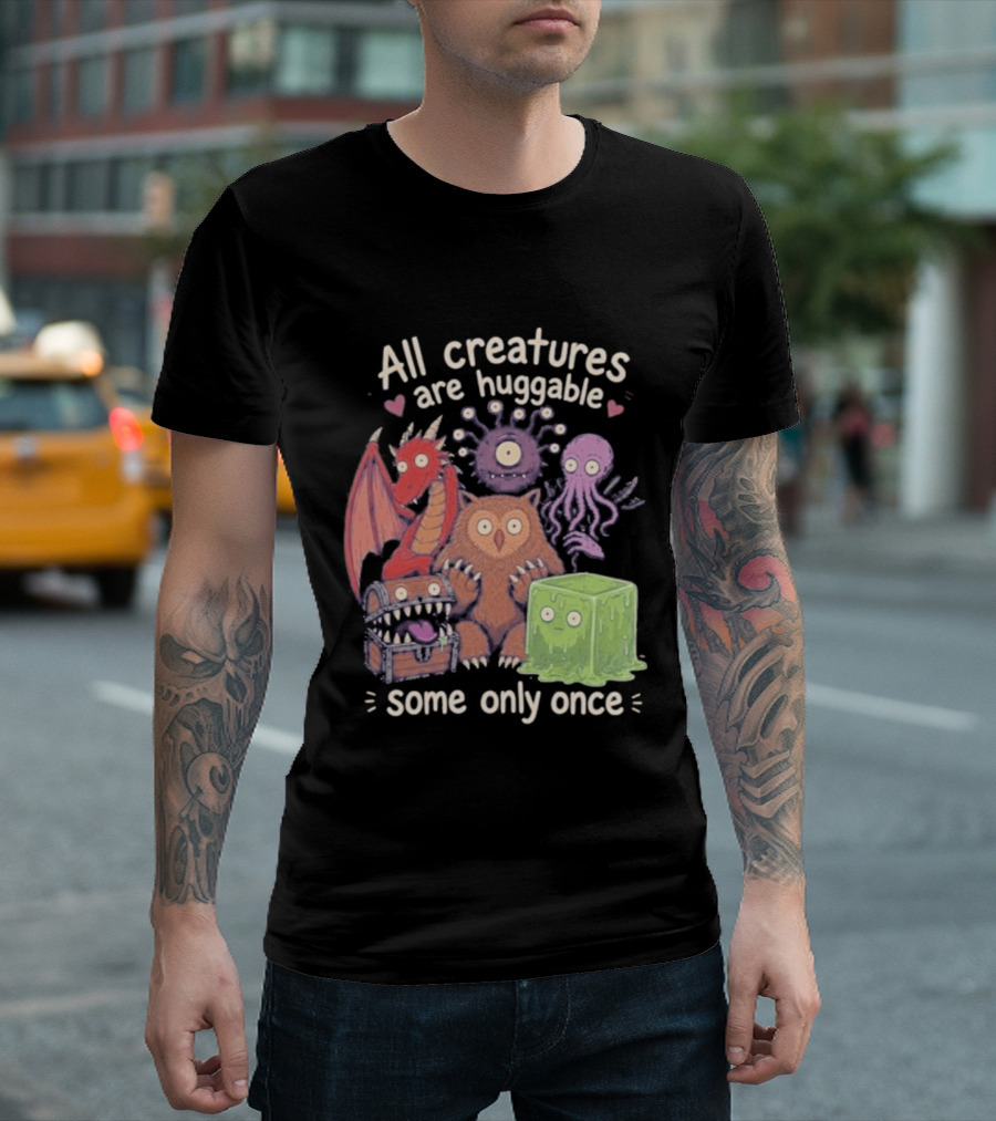 Dungeons & Dragons Creatures Huggable Once Cute Monster T-Shirt