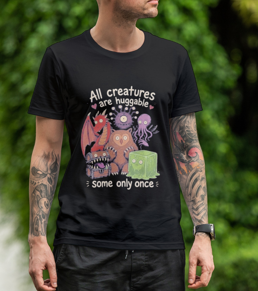 Dungeons & Dragons Creatures Huggable Once Cute Monster T-Shirt