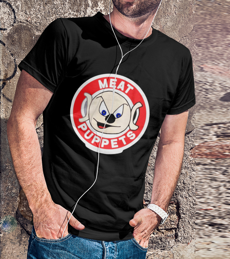 Meat Puppets Alternative Rock Merchandise Iconic Cartoon T-Shirt