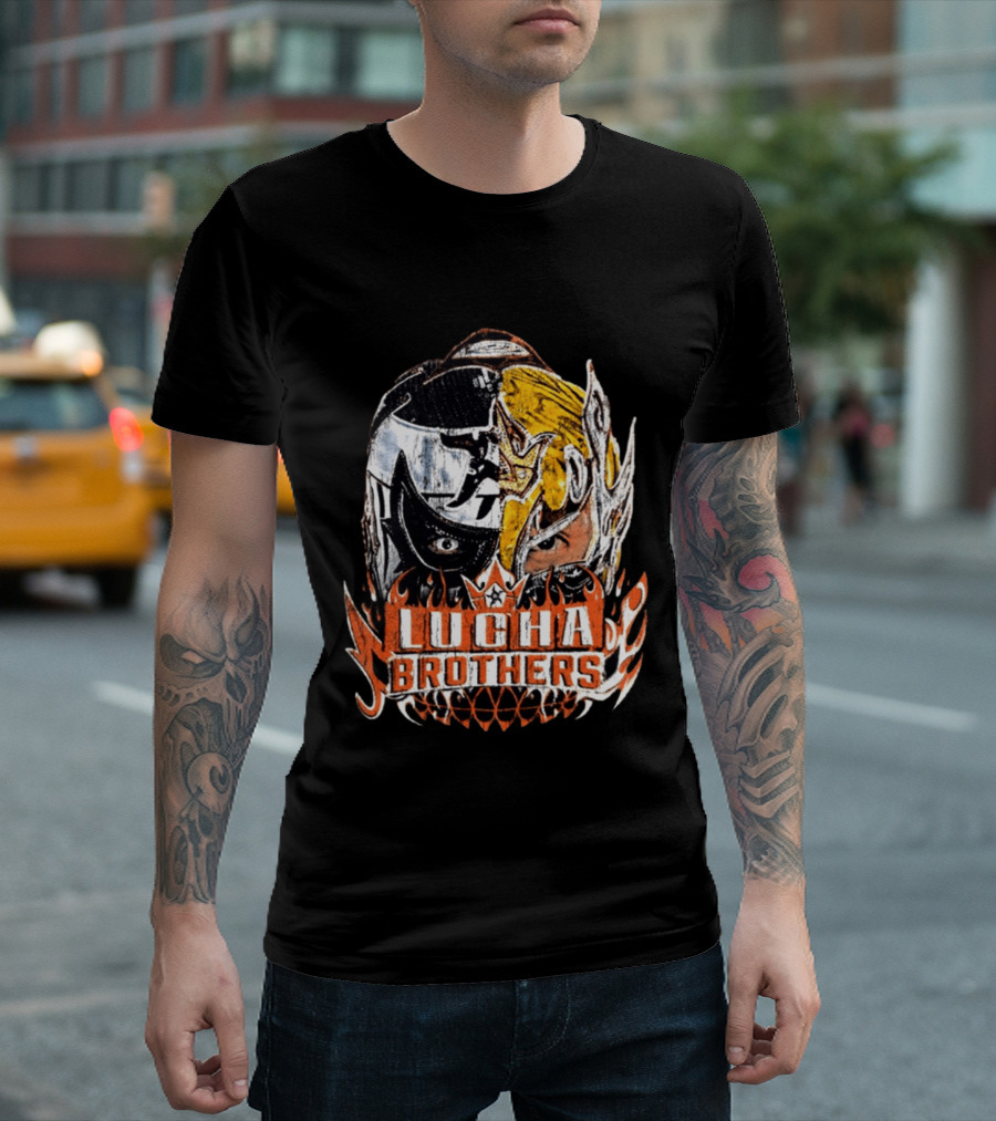 Lucha Brothers Penta Rey Fenix Mask Duo WWE T-Shirt
