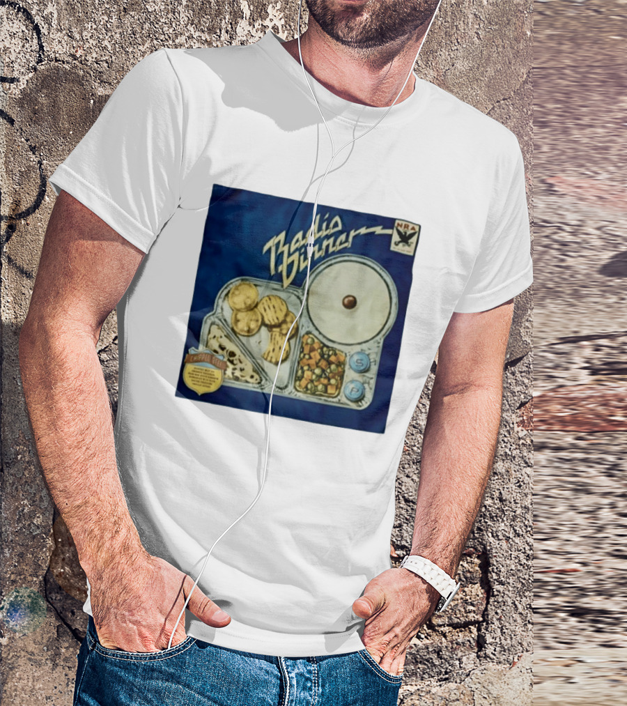 Radio Dinner Chipped Beef NRA Food Tray T-Shirt