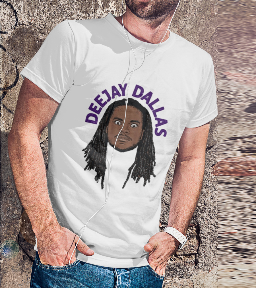 DeeJay Dallas Headshot Illustration Minnesota Football T-Shirt