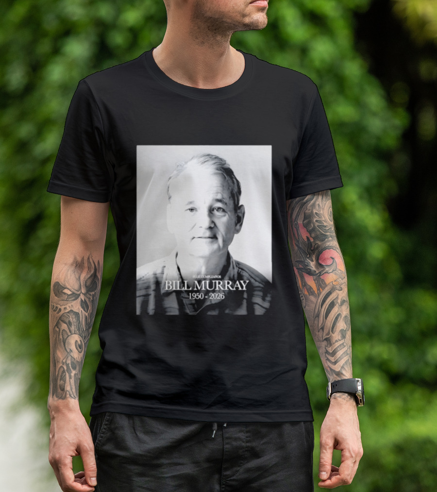 Feliz Cumpleaños Bill Murray 1950 2026 T-Shirt