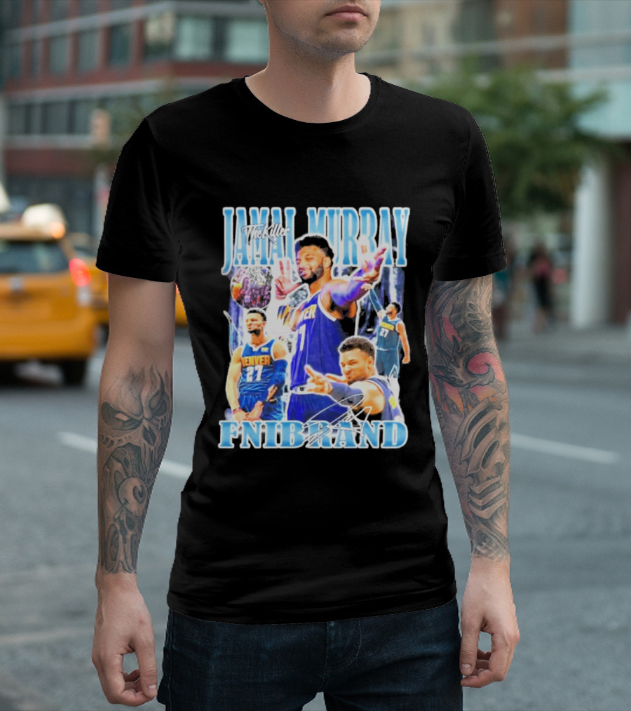 Jamal Murray The Killer Denver Nuggets FNIBRAND Basketball T-Shirt
