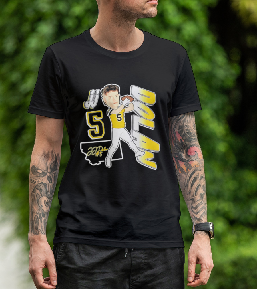 JJ Dolan Montana State Bobcats Player 2026 Caricature T-Shirt