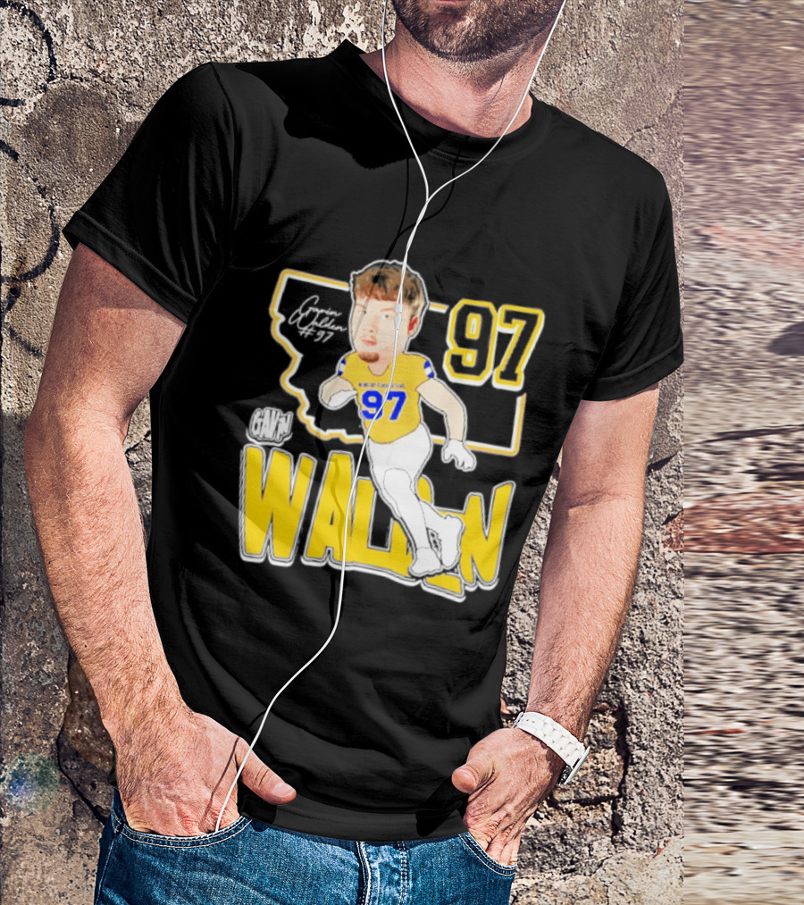 Montana State Bobcats Player Walden 97 Caricature 2026 T-Shirt