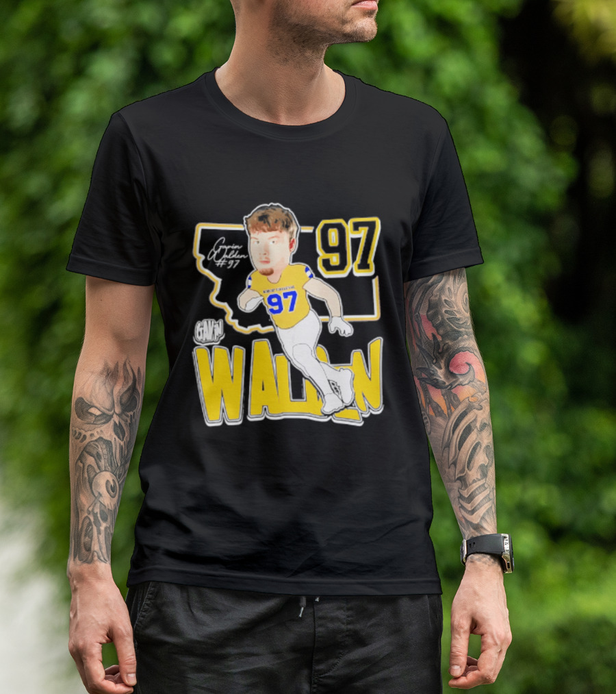 Montana State Bobcats Player Walden 97 Caricature 2026 T-Shirt