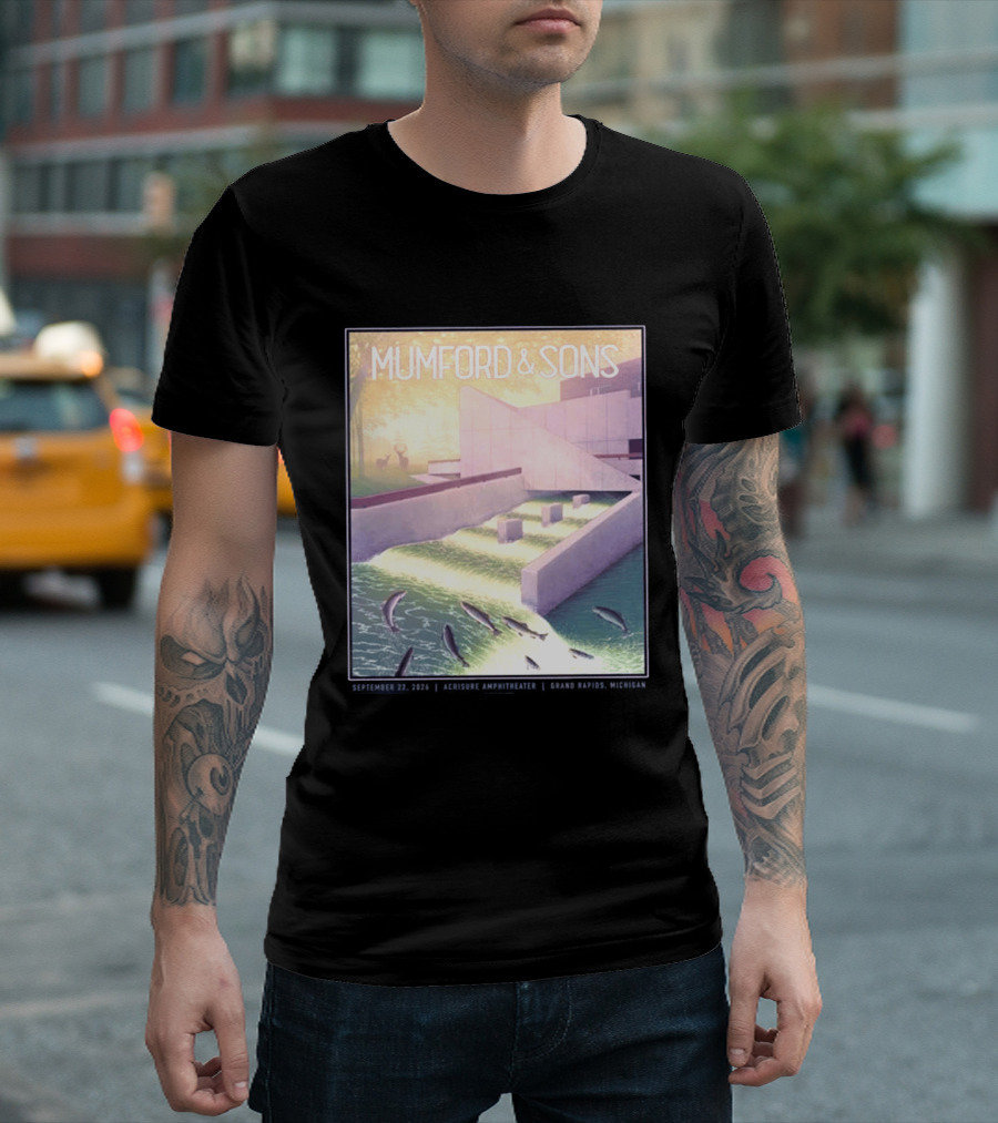 Mumford And Sons September 22 2026 Grand Rapids Acrisure Amphitheater Event T-Shirt