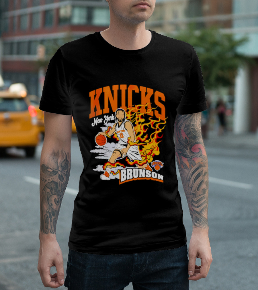 Knicks Jalen Brunson Fired Up New York Knicks T-Shirt