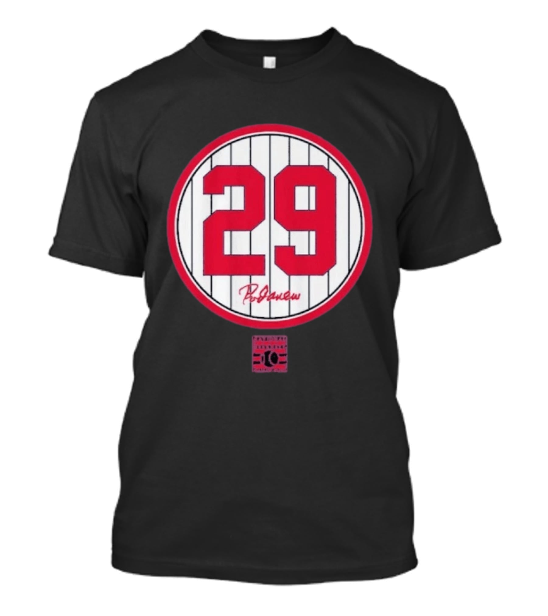 Rod Carew 29 Baseball Hall Of Fame Signature Number T-Shirt