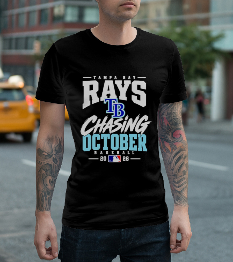 Tampa Bay Rays Chasing October Baseball 2026 MLB T-Shirt