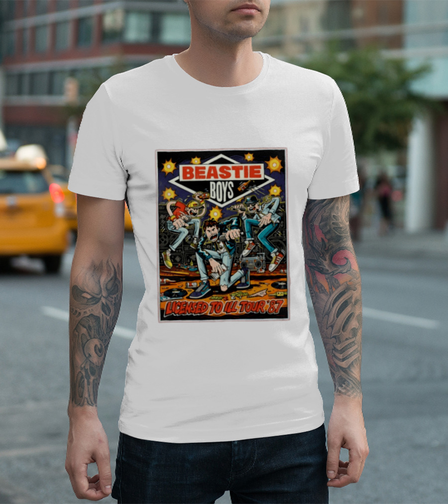Beastie Boys Licensed To Ill Tour ’87 T-Shirt