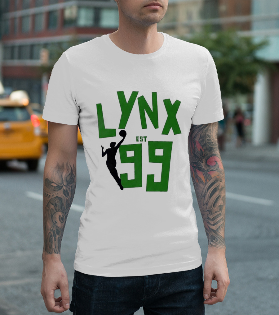 Lynx EST 99 Green Basketball T-Shirt