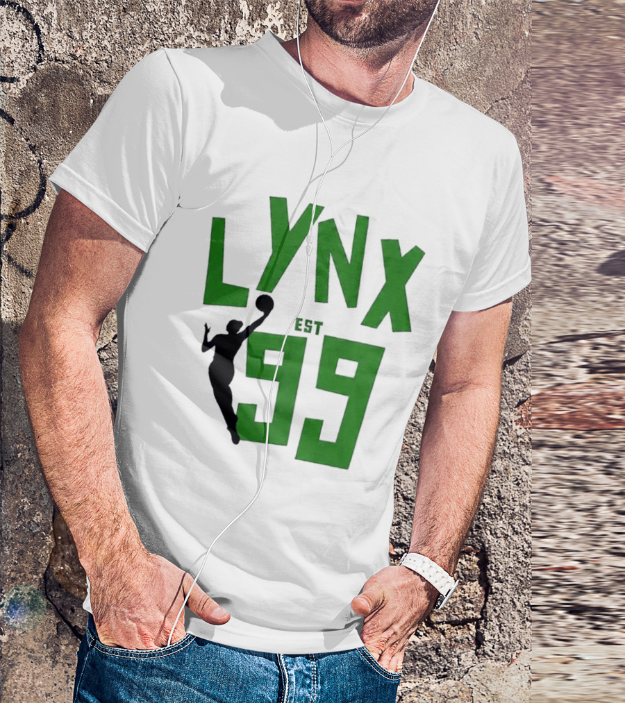 Lynx EST 99 Green Basketball T-Shirt